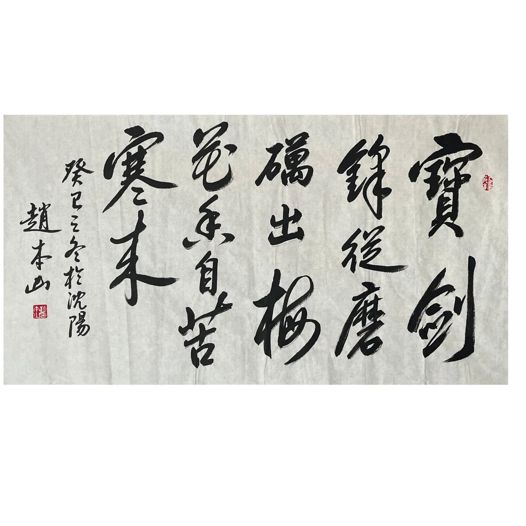 ZBS-1-783  书法 尺寸48*93cm 纸本软片