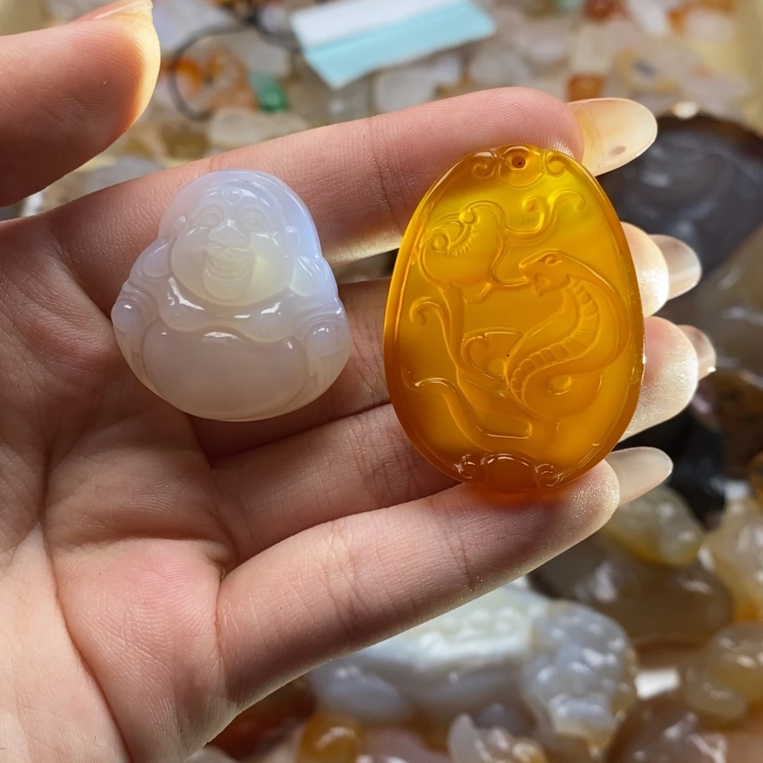 玛瑙/玉髓未镶嵌颈饰