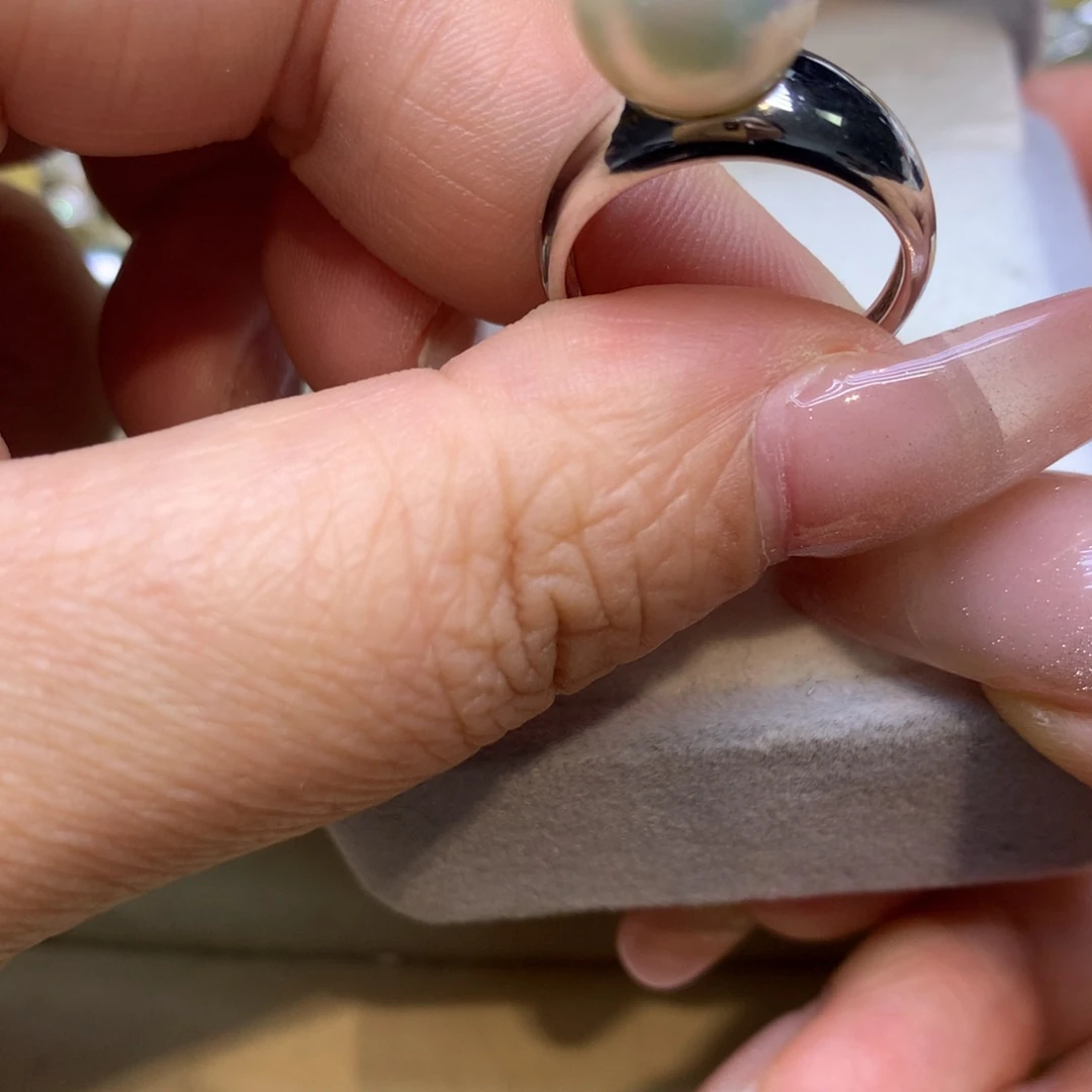 银S925镶嵌戒指海水珍珠