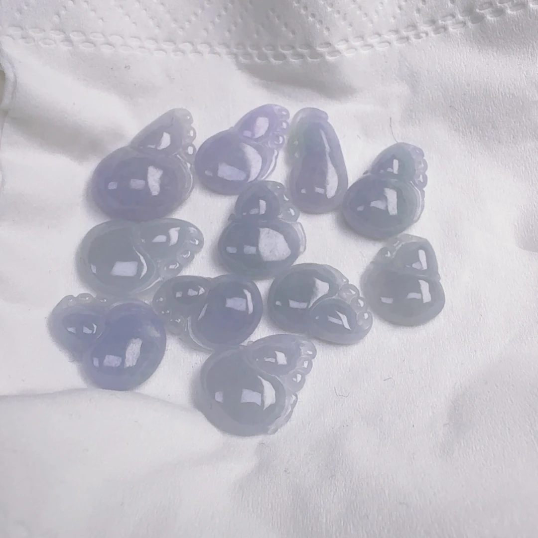 翡翠散珠紫葫芦一个