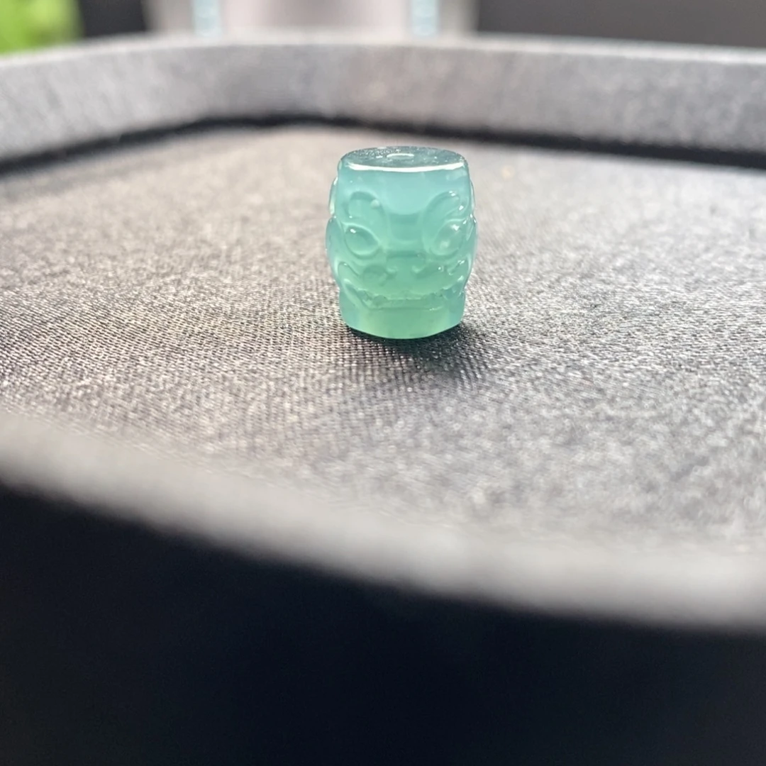 翡翠未镶嵌手链卡11瑞兽桶珠