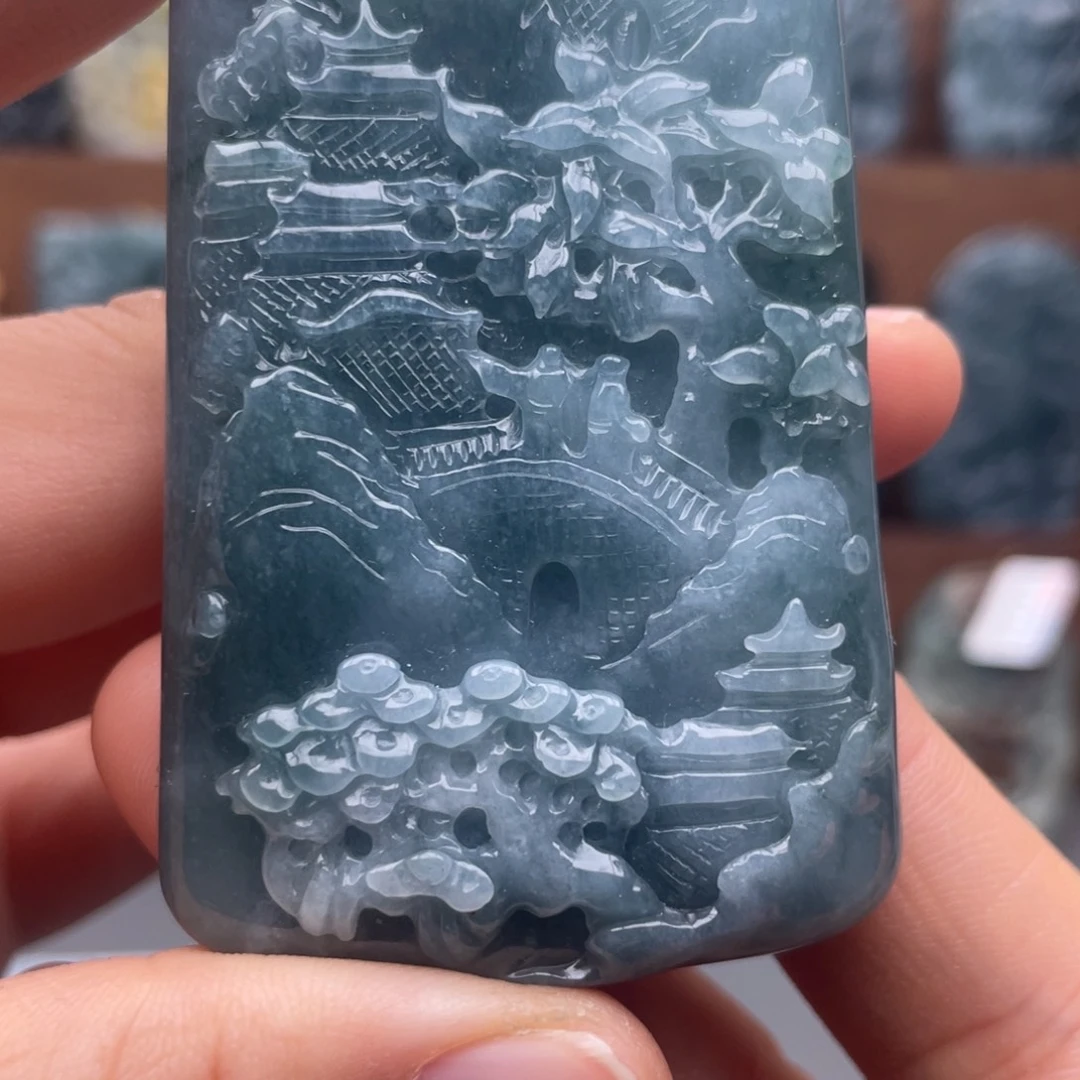 翡翠未镶嵌颈饰天然翡翠