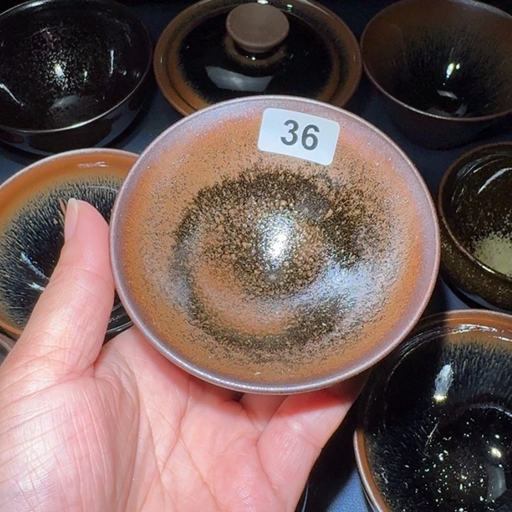 星***海小雨茶盏，手工柴烧