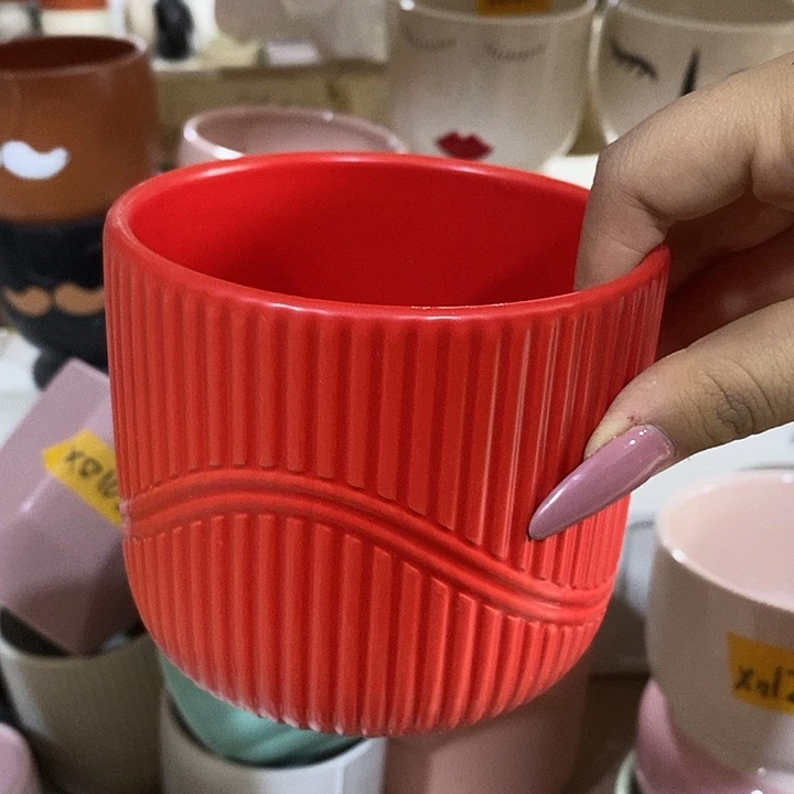 陶盆有孔 瑕疵针孔漏釉介意勿拍 口高