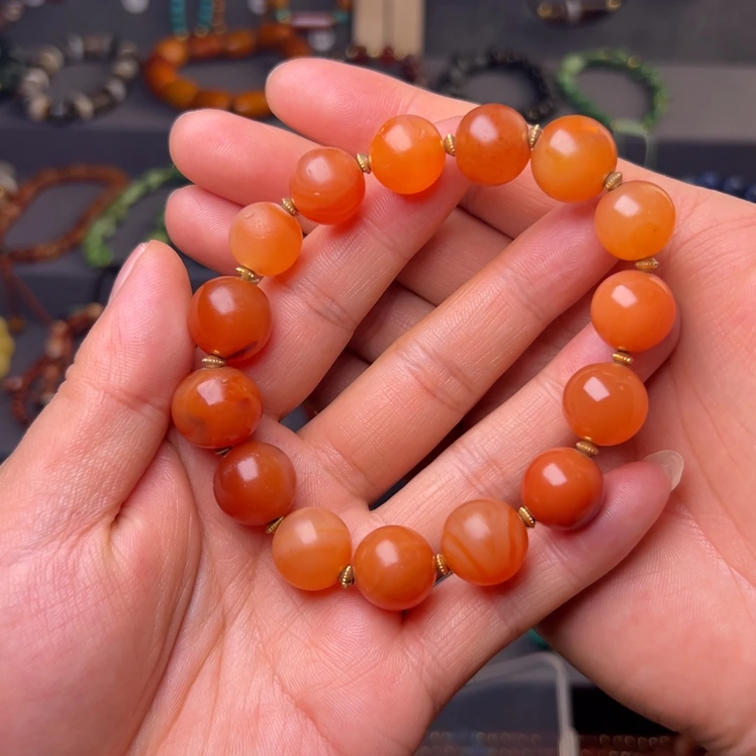 玛瑙/玉髓合金颈饰