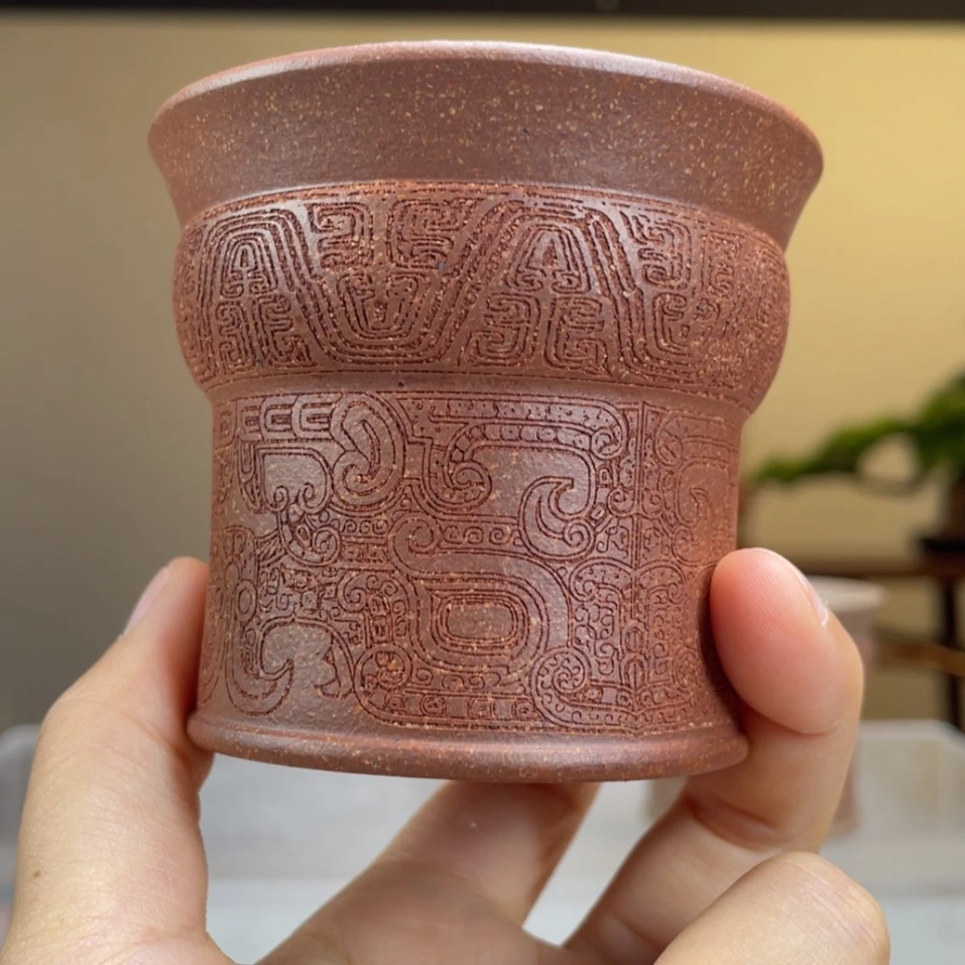 【闪购商品】茶壶紫砂红黄泥主人杯容量120cc