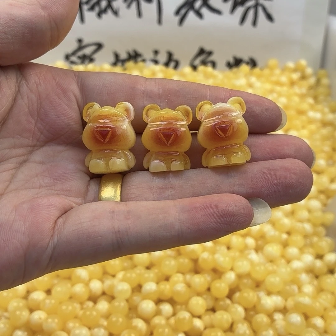 葫芦三通貔貅小熊配件专用DIY串珠