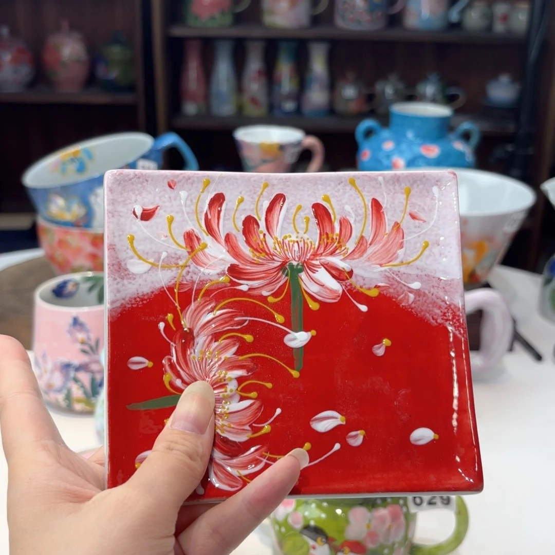 景德镇手绘高温釉下彩陶瓷茶具
