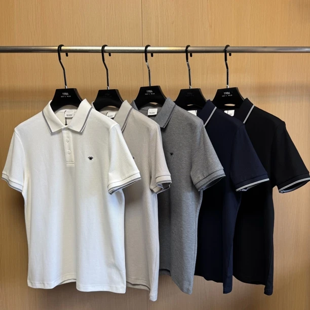 【爵派尔六角珠的polo】QJ671纯棉刺绣小标polo短袖