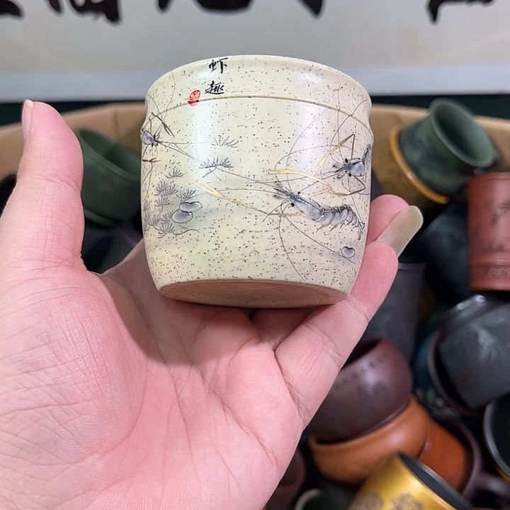 茶杯紫砂全手工紫砂主人杯