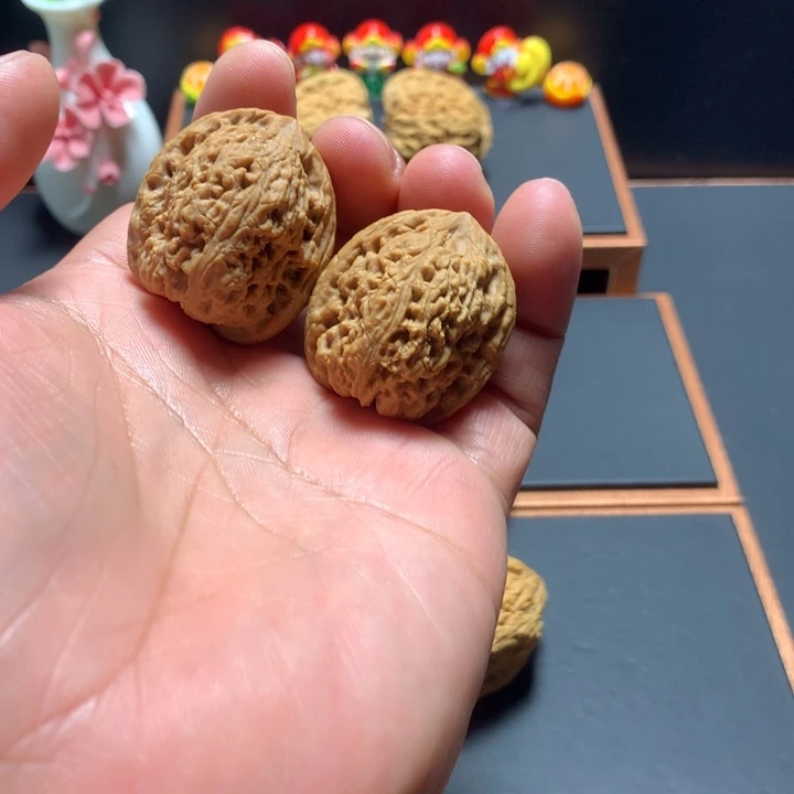 【闪购商品】文玩核桃把件南将石狮子头8号