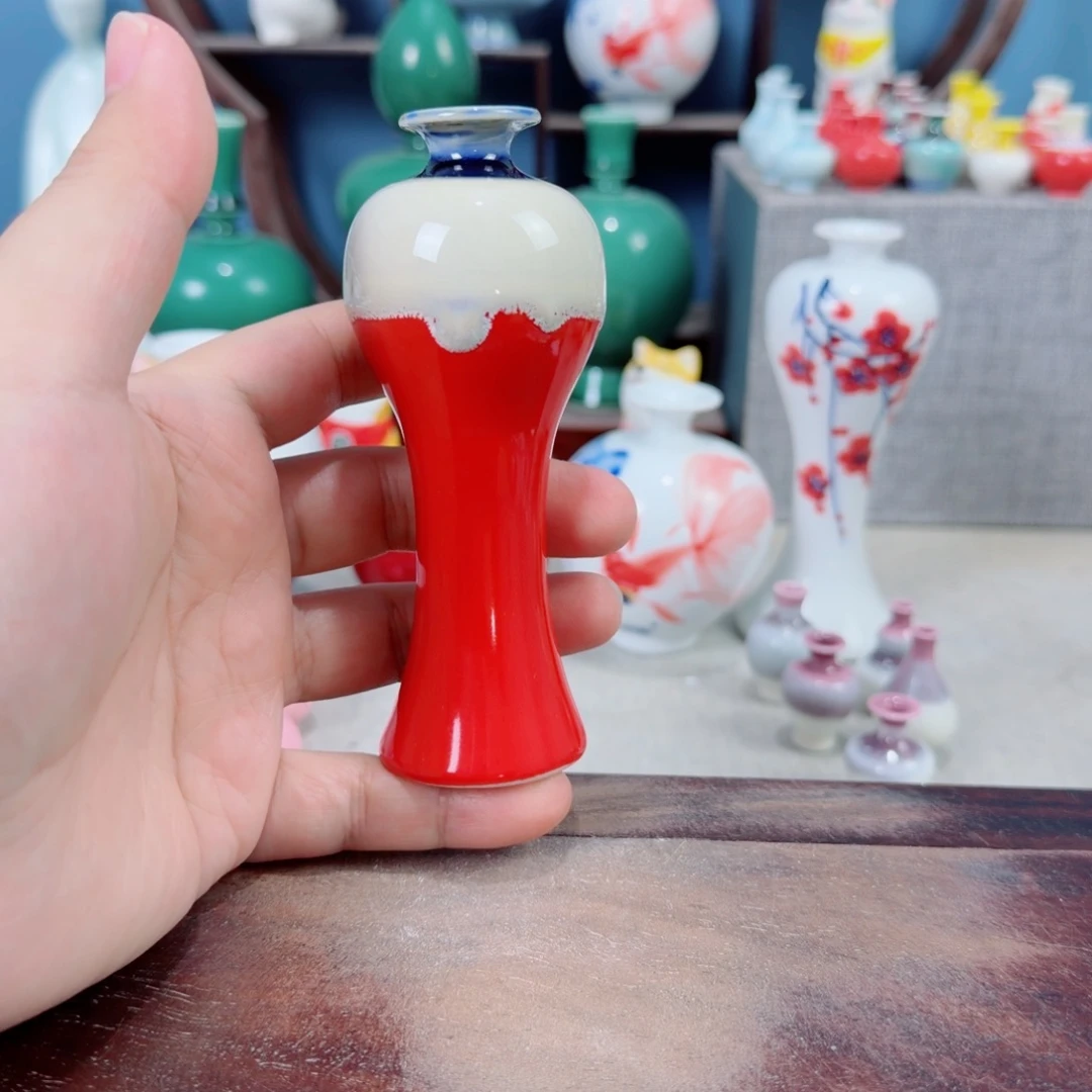 陶瓷手工小花器摆件