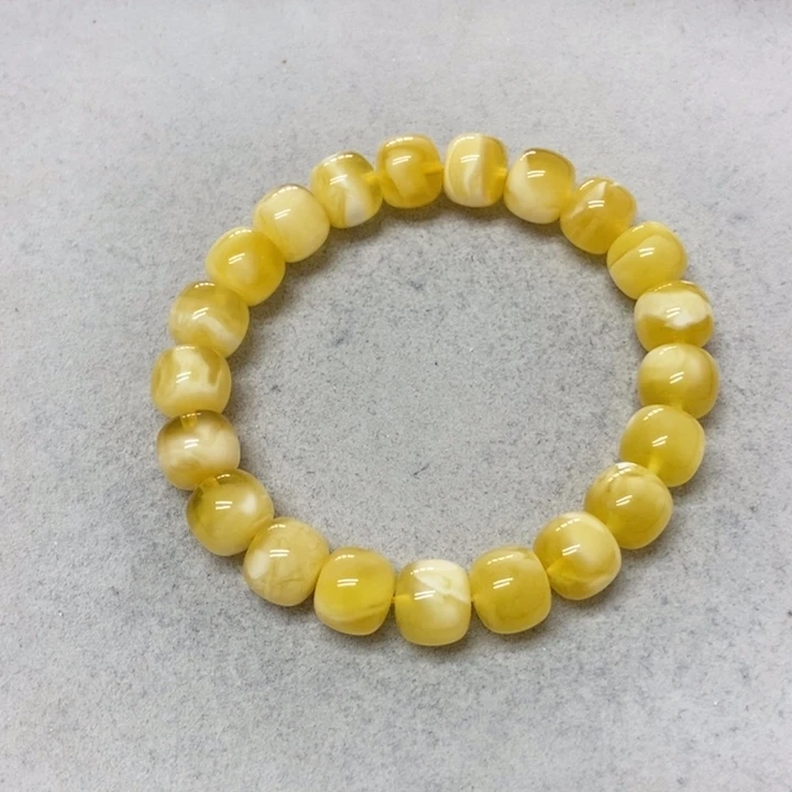 未镶嵌蜜蜡裸石手串