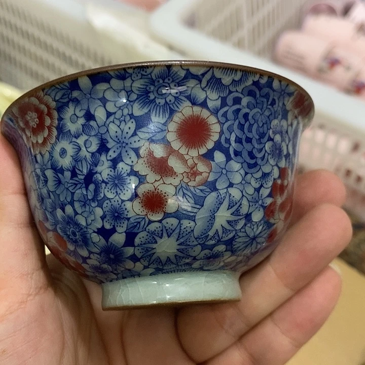 摆件景德镇陶瓷主人杯2445
