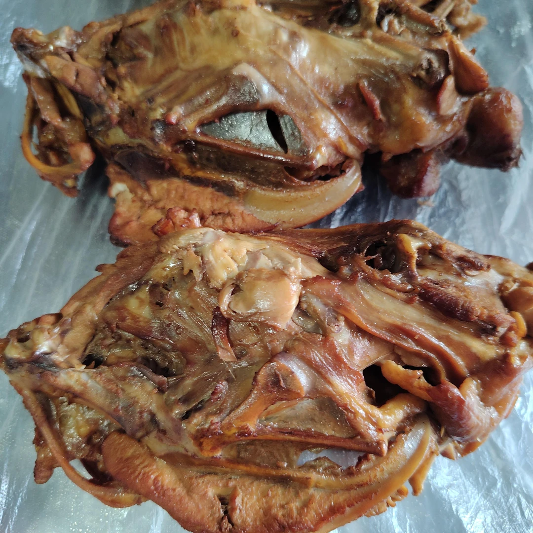 哈尔滨正宗商委薰酱鸡骨架2个熟食零食真空塑封东北特产散装