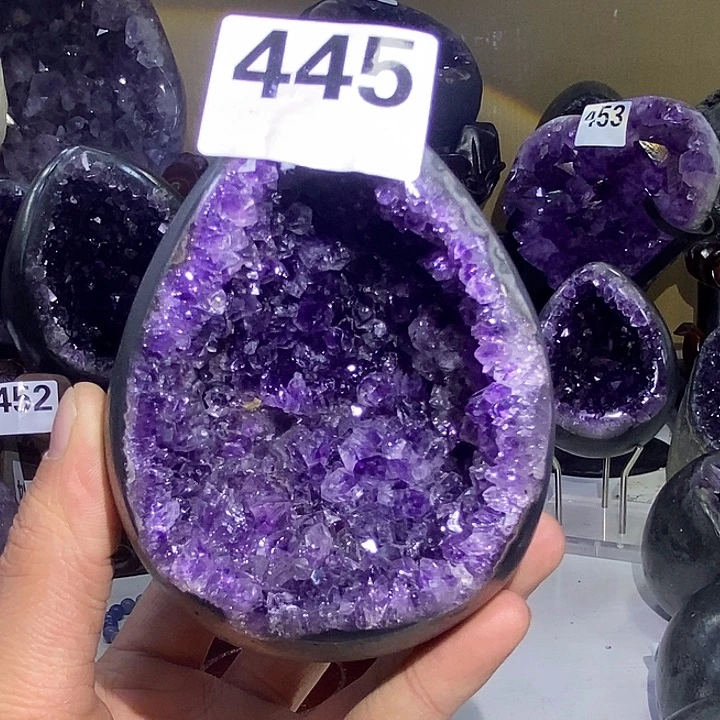 珠宝半成品紫晶未镶嵌445