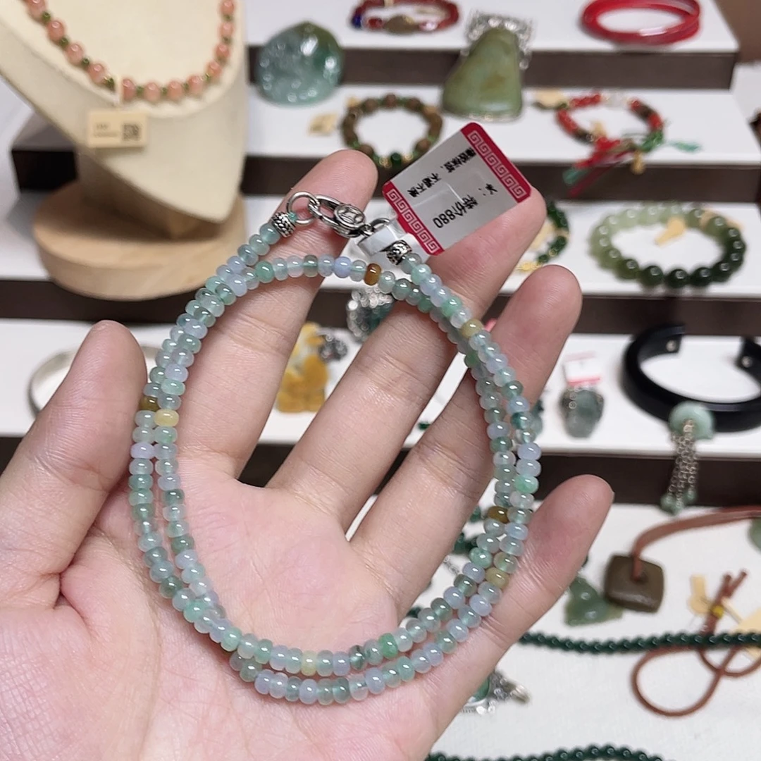 足银925银扣头锁骨链