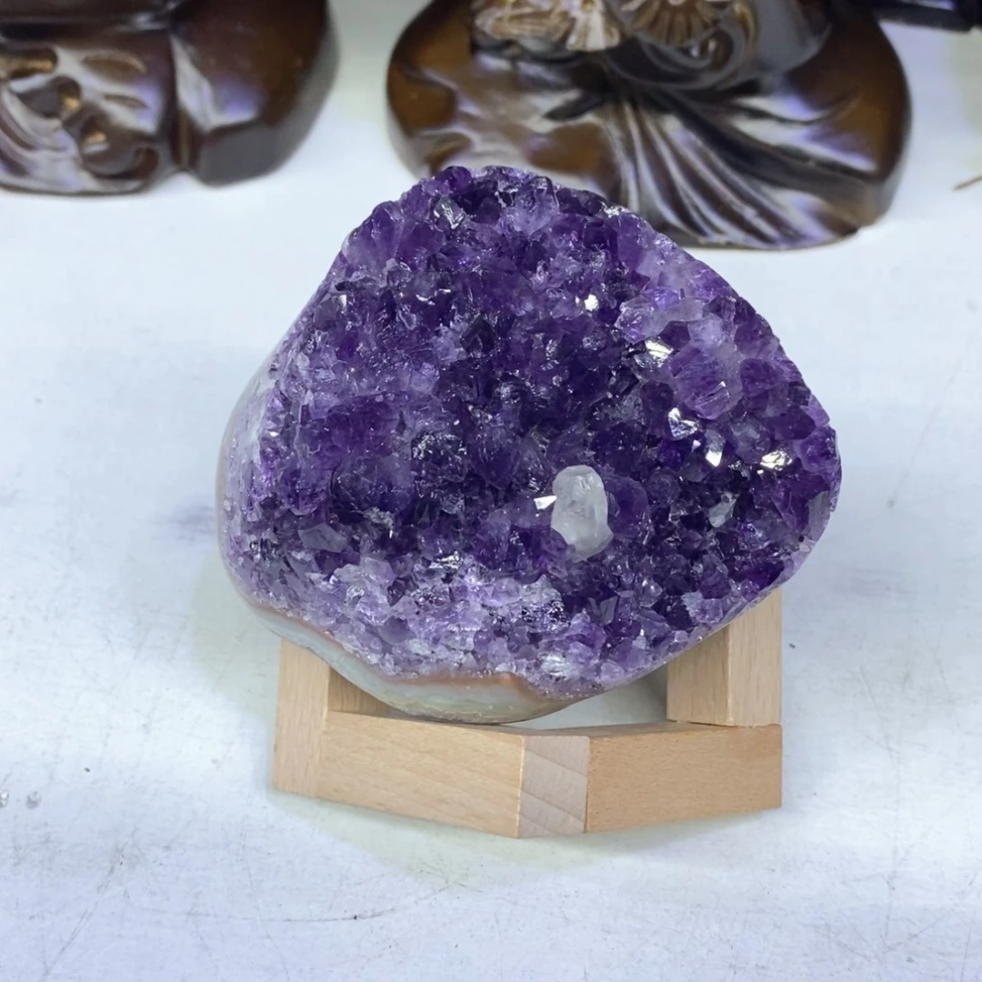 紫晶摆件未镶嵌莹