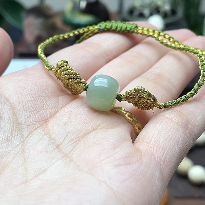 水晶手链未镶嵌和田玉手绳