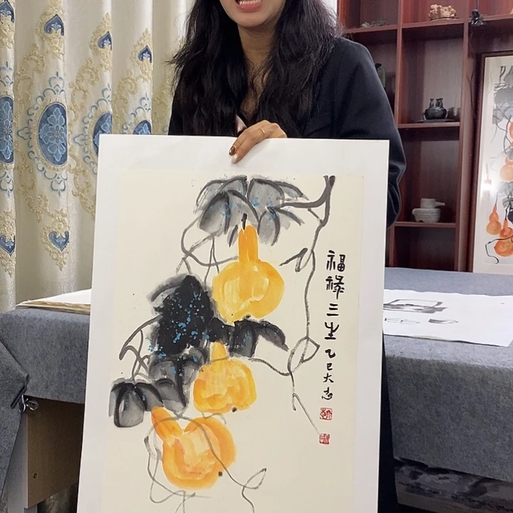 国画纯手绘国画写意作品