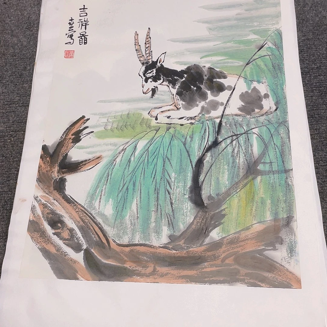 国画1.4平尺纯手绘国画作品