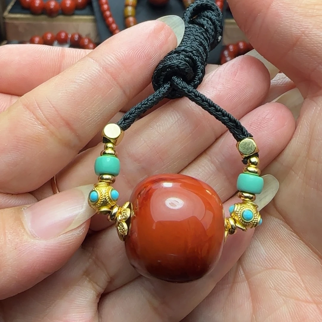 淡***欢南红玛瑙未镶嵌手串