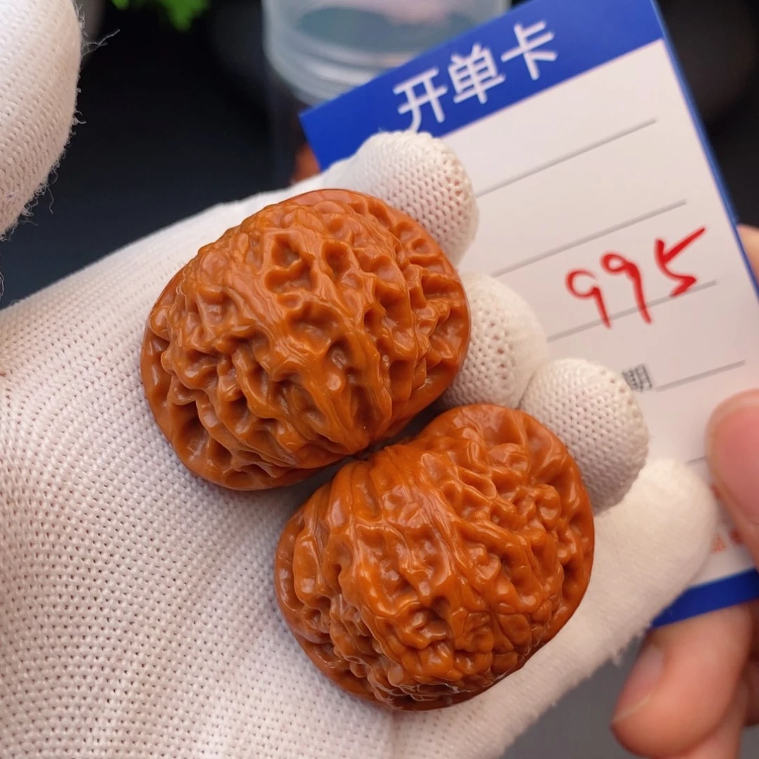 文玩核桃把件37龙眼995
