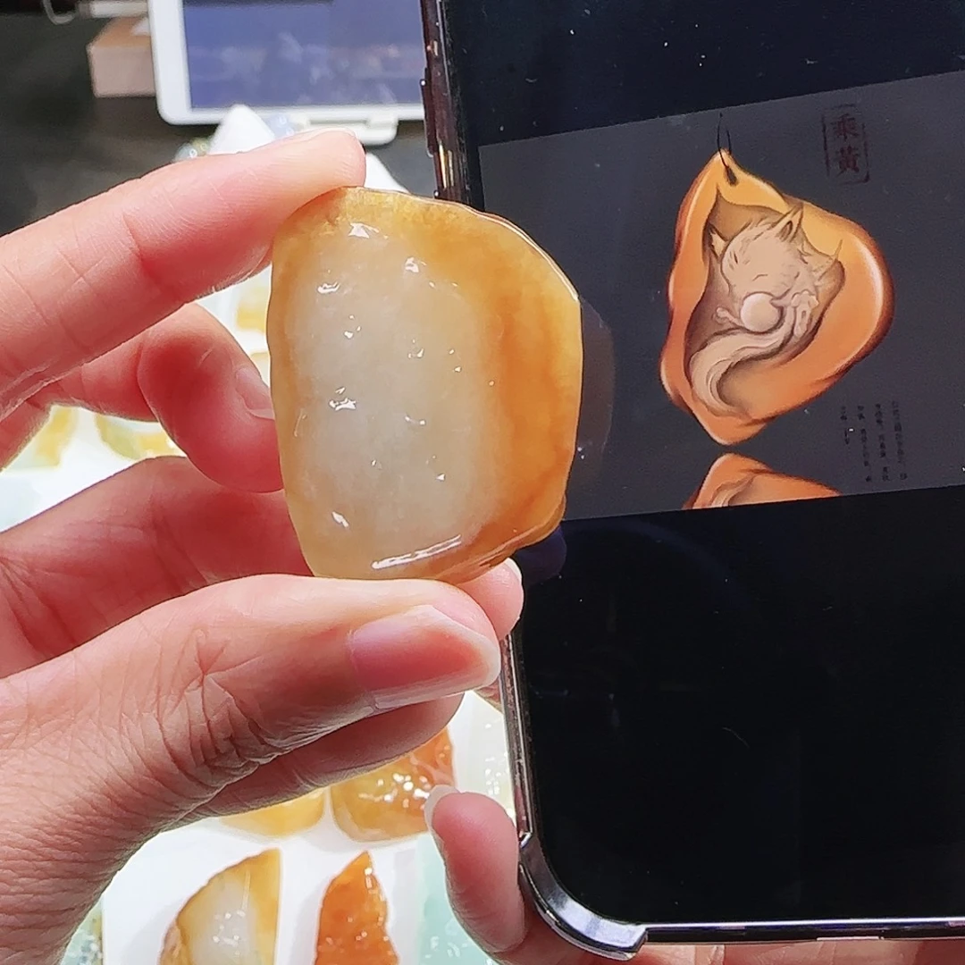 定制翡翠未镶嵌缅甸翡翠挂件