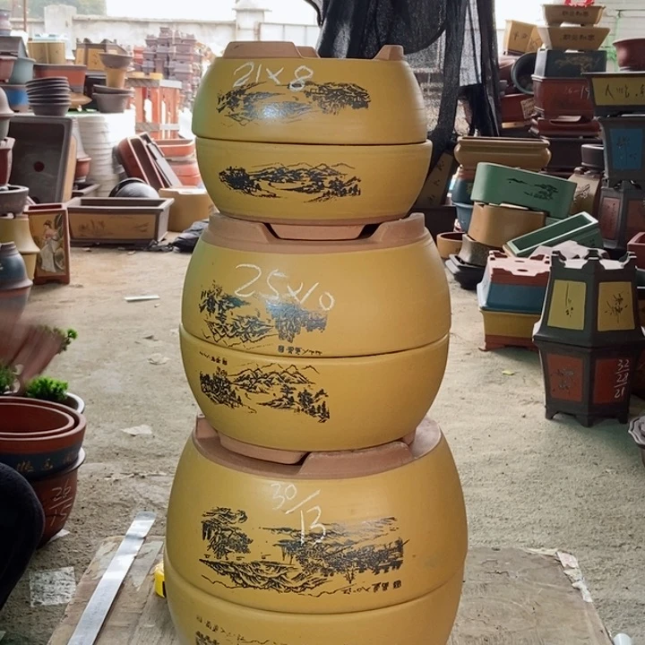 紫砂花盆紫砂紫砂