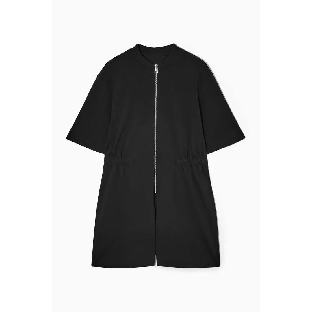 【清仓不退换】拉链式圆领连衣裤休闲时尚LYQ23015