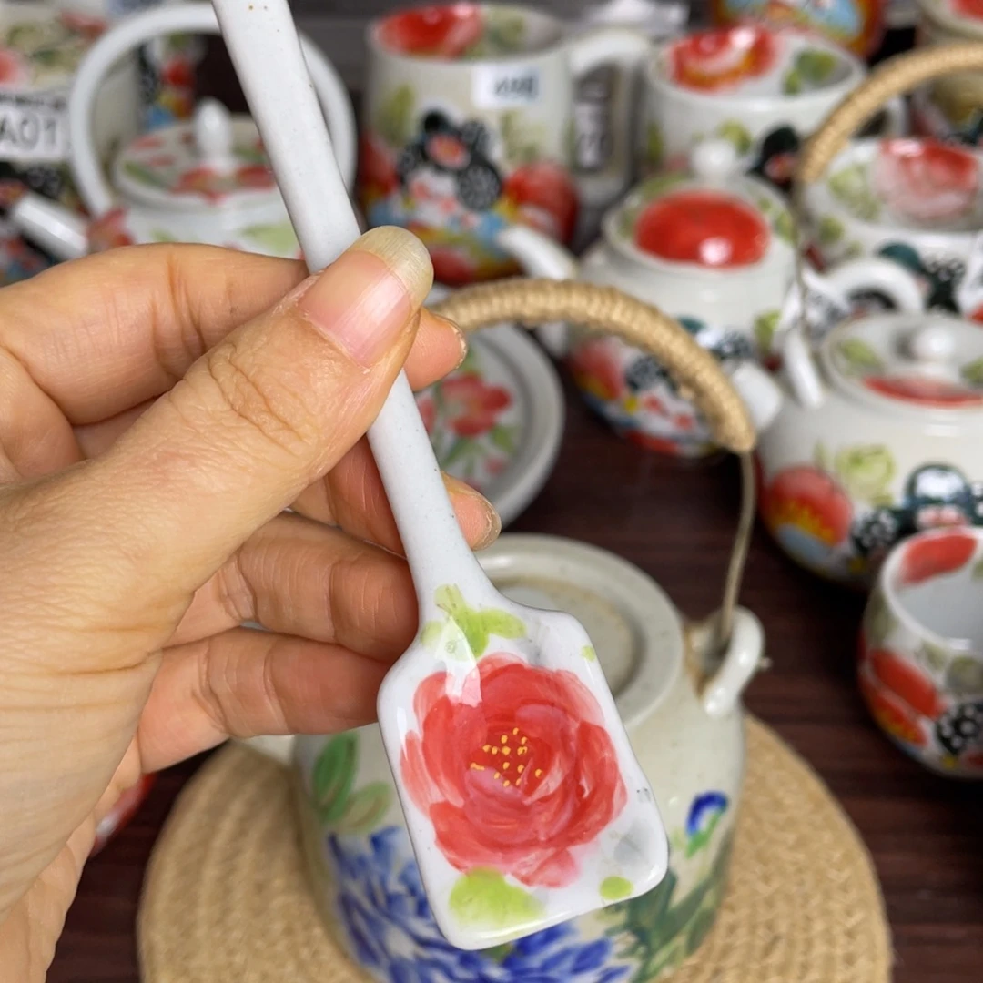 咖啡勺景德镇高温陶瓷8888