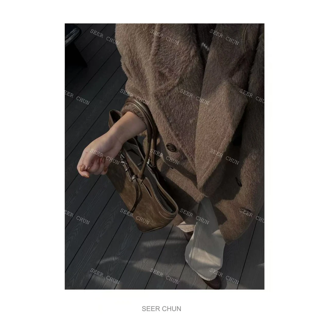 SEER CHUN“冬日摩卡”苏力大衣 60233