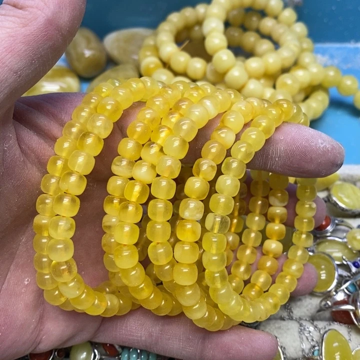 蜜蜡裸石未镶嵌多样性发货其一