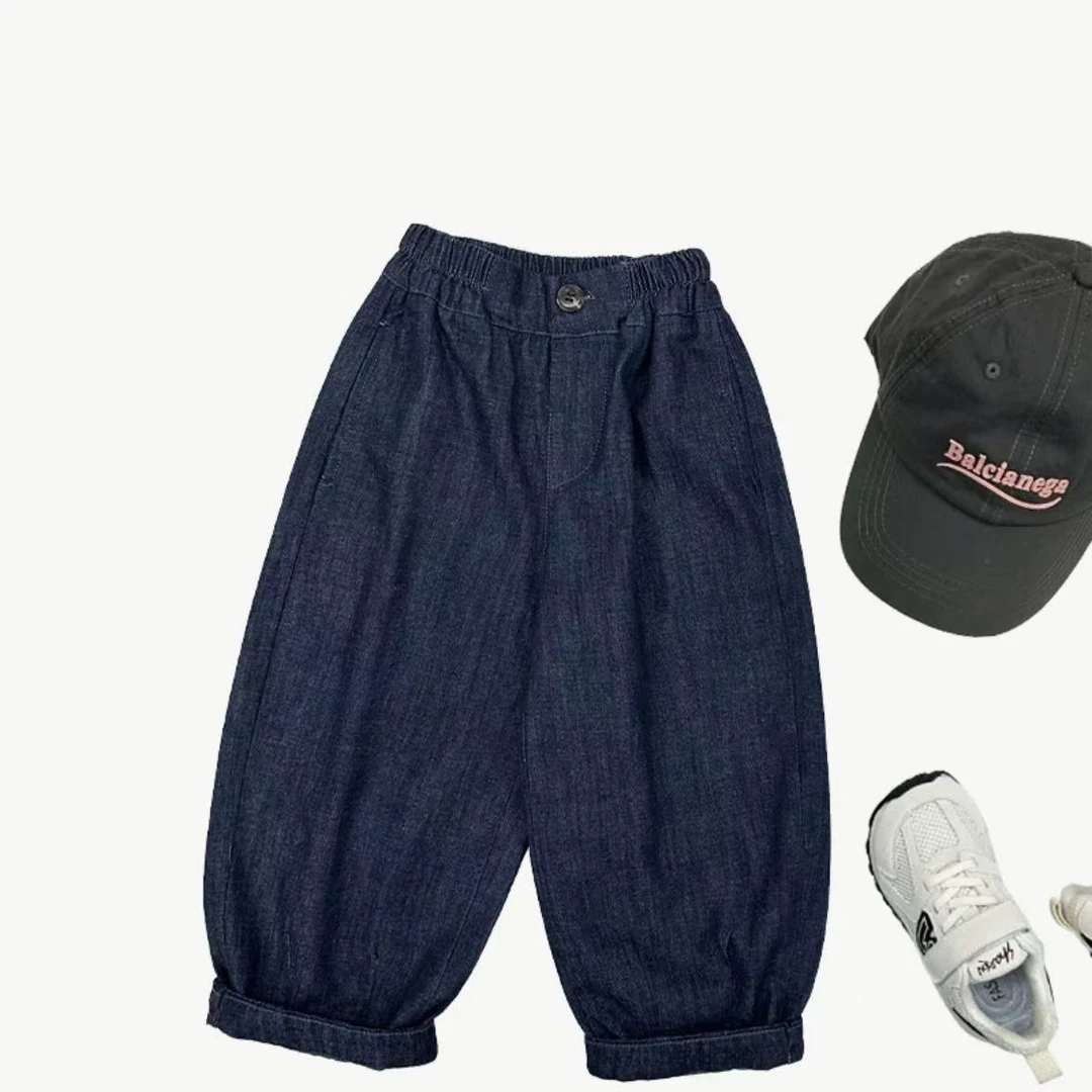 6006瑕疵天丝软牛仔气球裤