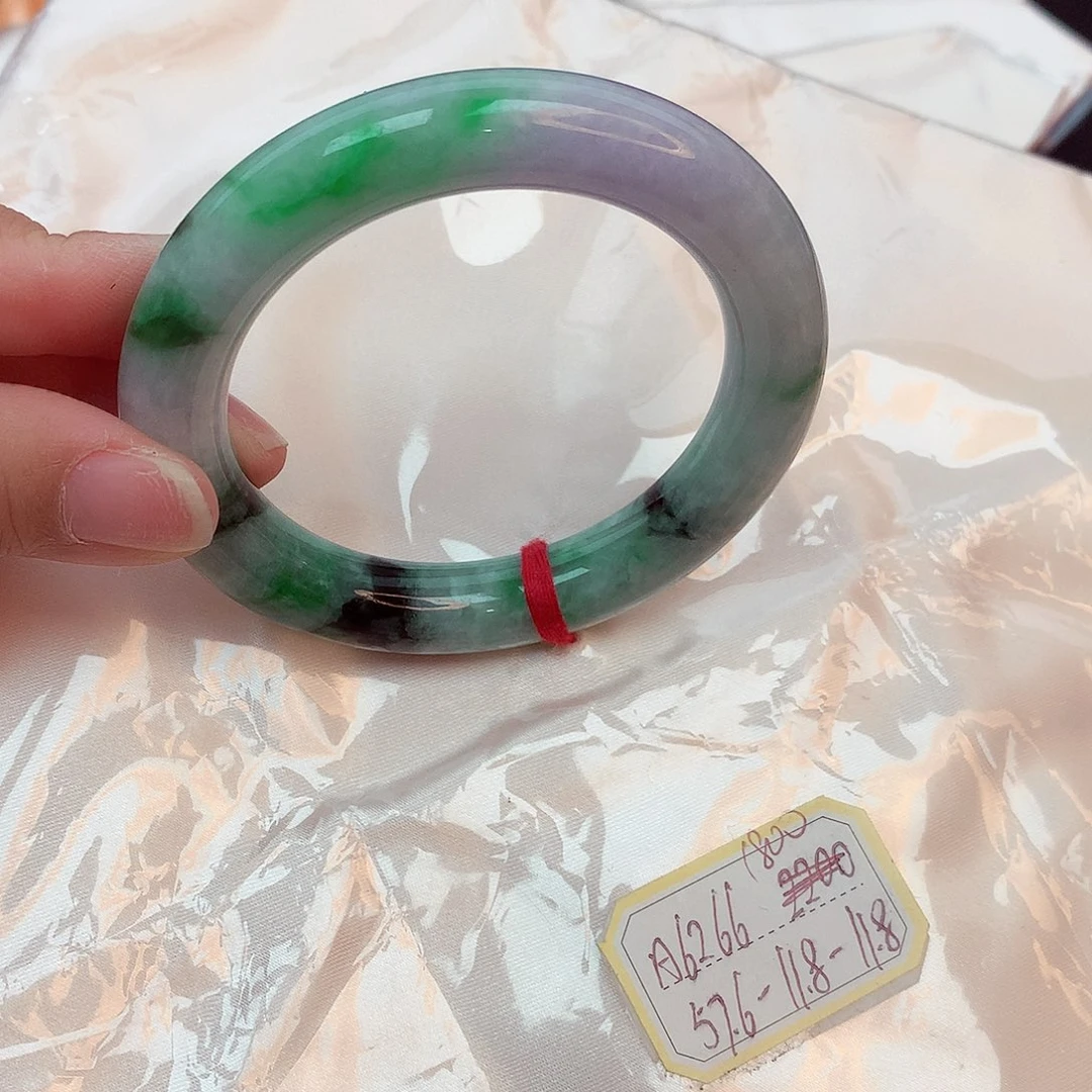 翡翠手镯未镶嵌天然缅甸翡翠A货