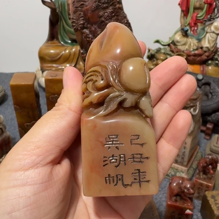 针***魂石材手工艺品摆件