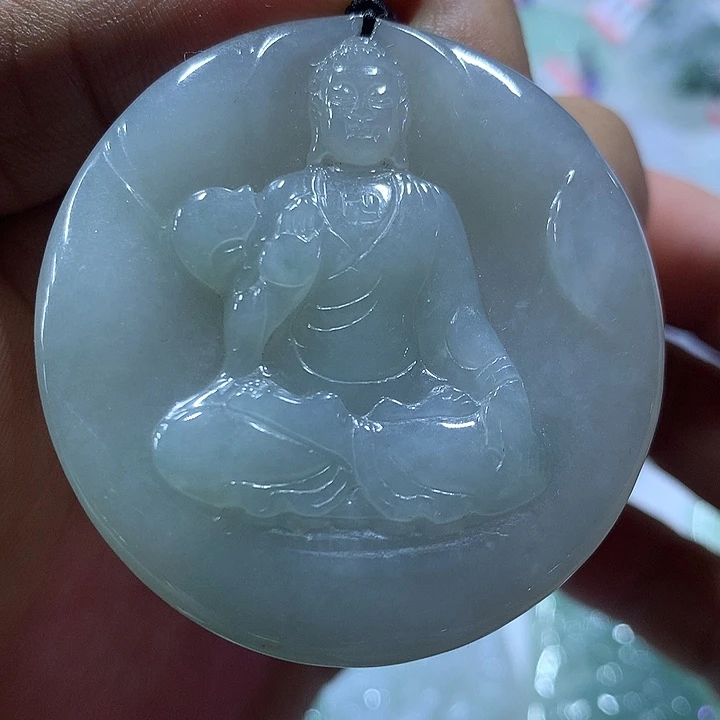 翡翠未镶嵌颈饰天然翡翠A货吊坠