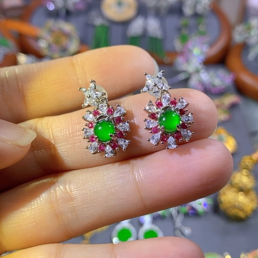 【闪购商品】银S925镶嵌挂件翡翠