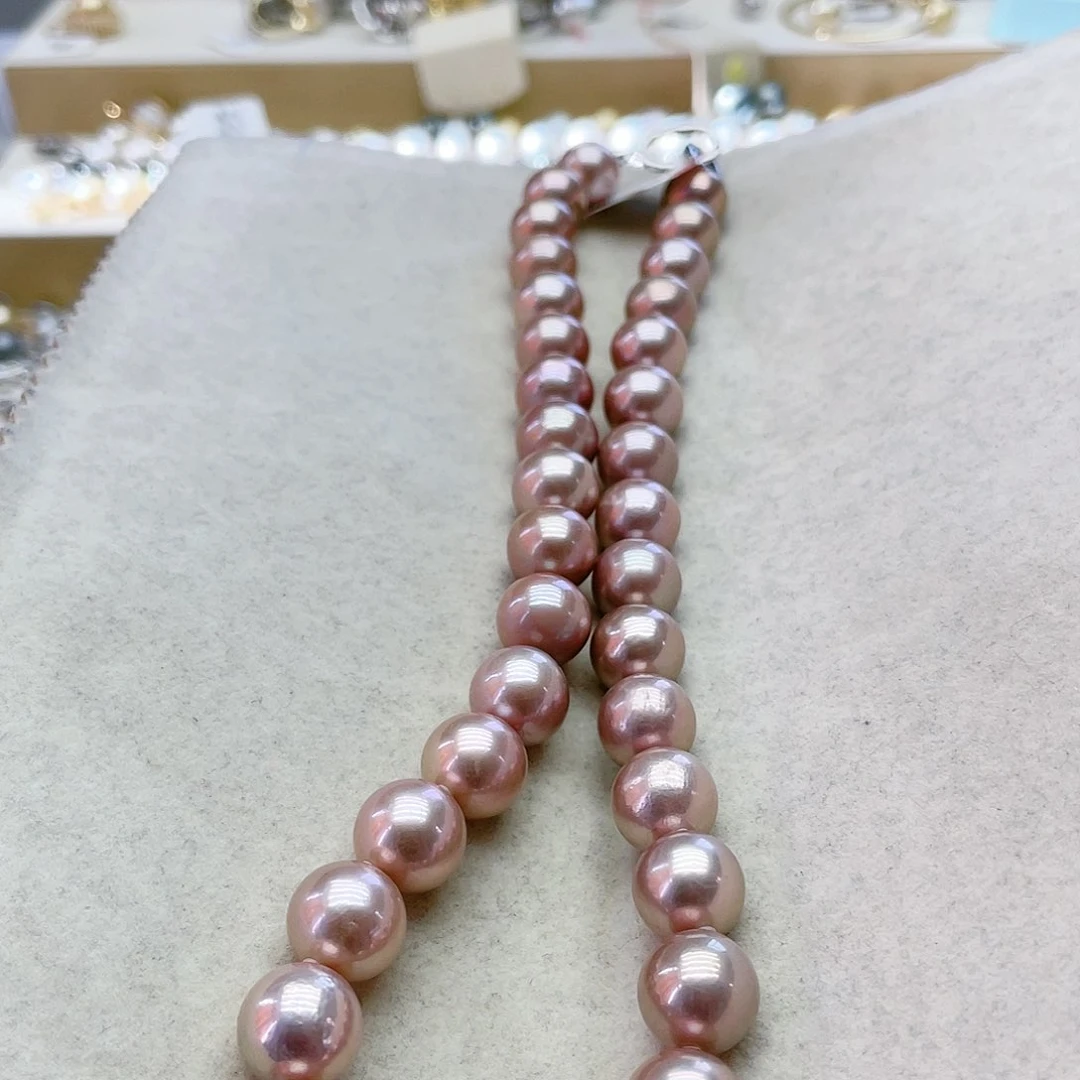 淡水珍珠颈饰银S925镶嵌