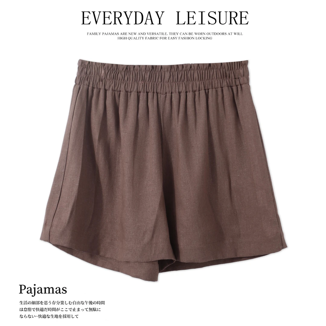 春夏款女士纯棉短裤时尚百搭休闲裤舒适BB0160宽松亲肤