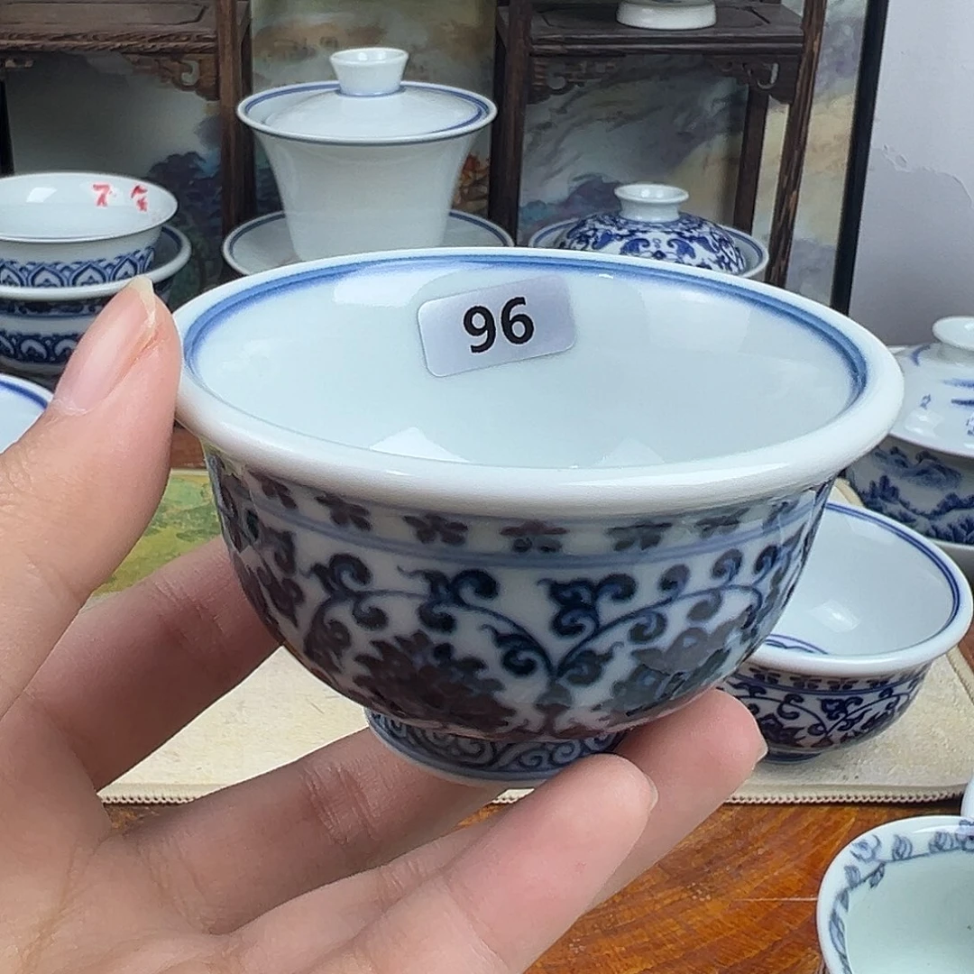 瓷其他缠枝莲小压手96