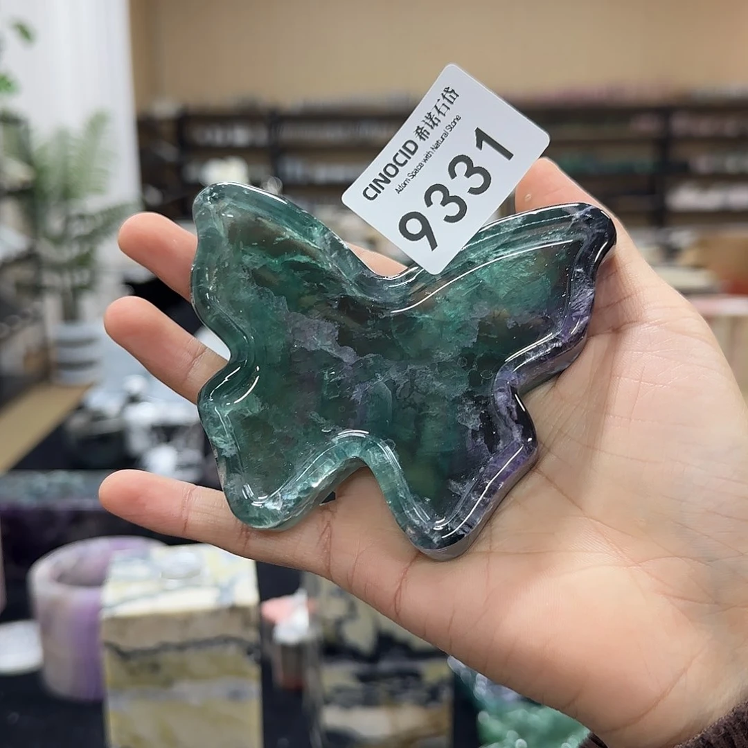 9331绿水晶小蝴蝶福利