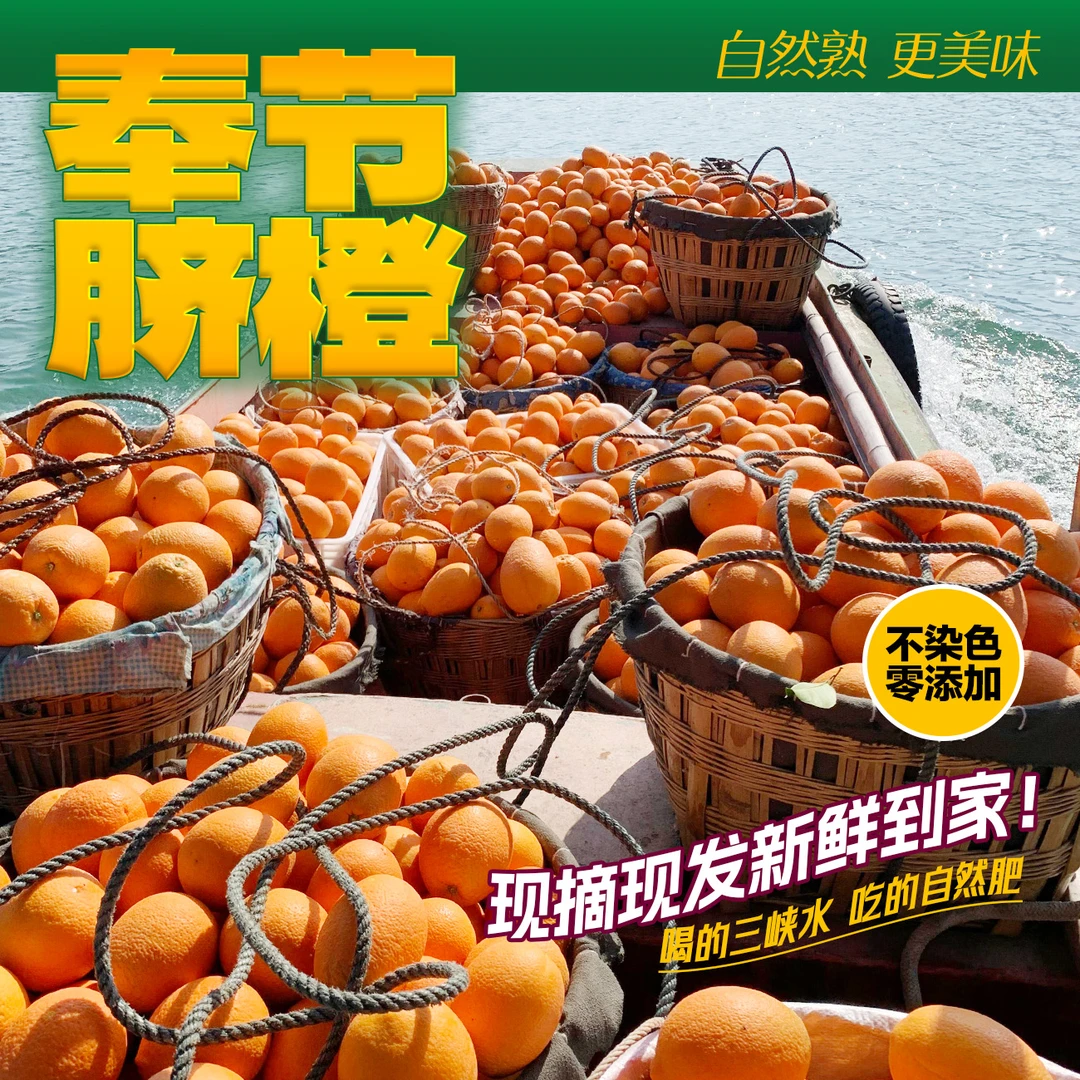 鲜来發奉节脐橙产地直发