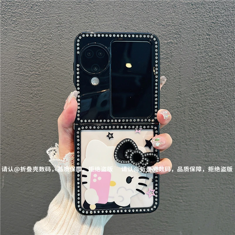 （OPPOfindN3flip系列)折叠钻石款适用OPPOfindN3flip手机壳防摔潮
