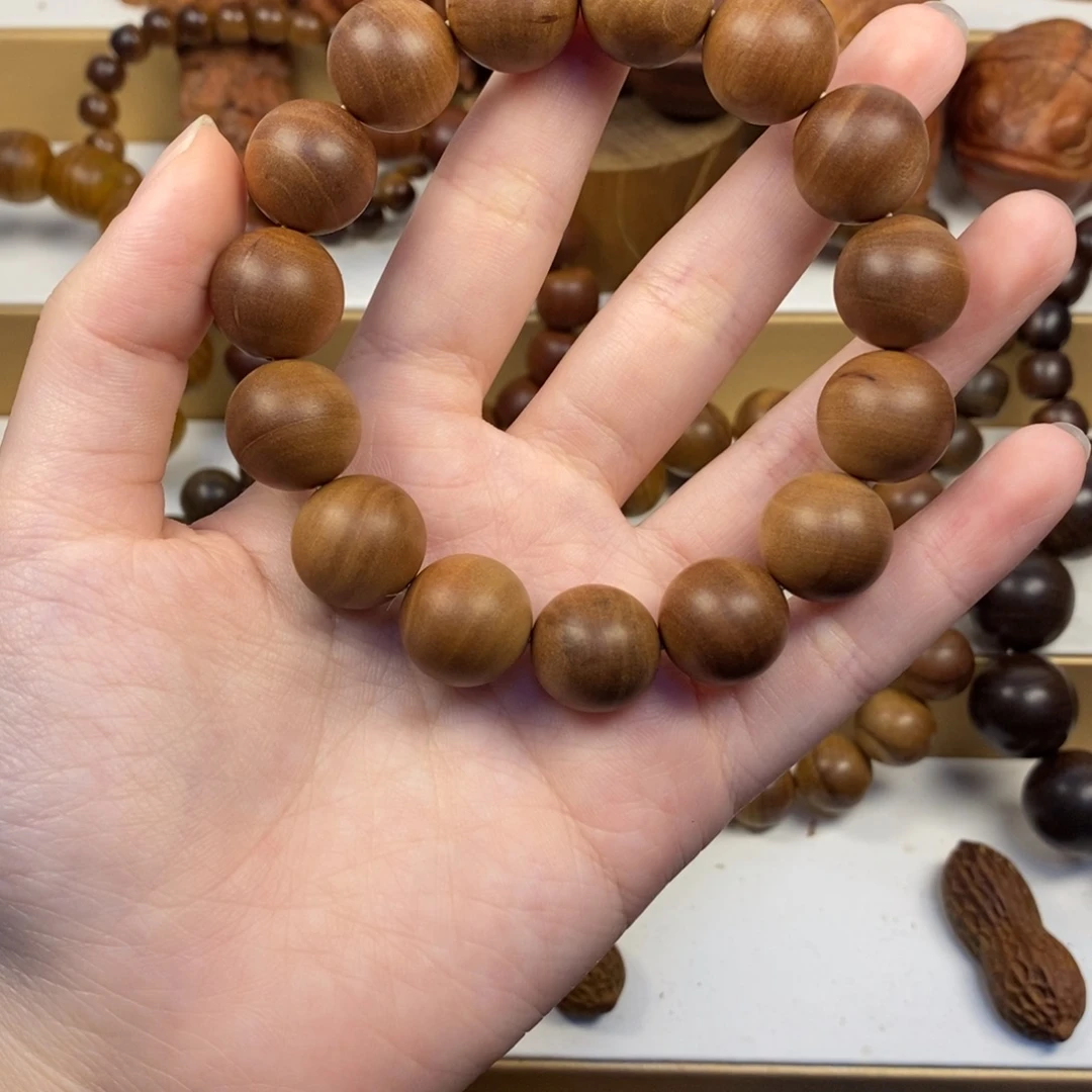 手串/手链檀香木老山檀香瑕疵福利1.5横纹奶香