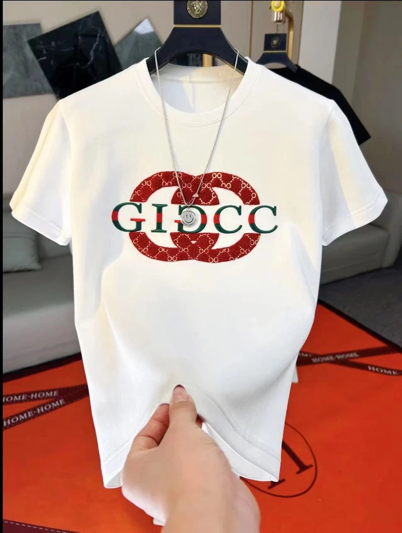 [L4]q短袖夏季圆领常规情侣T恤男装半袖上衣宽松时尚经典潮流