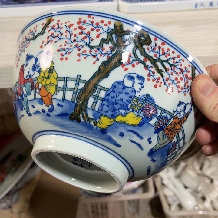 瓷片//////直径20厘米。绿西西。