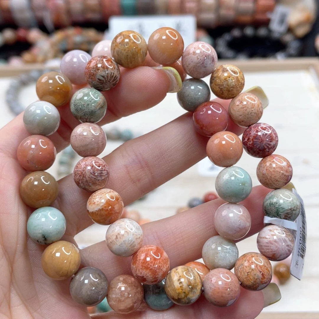 硅化珊瑚（珊瑚玉）手链未镶嵌百*香167