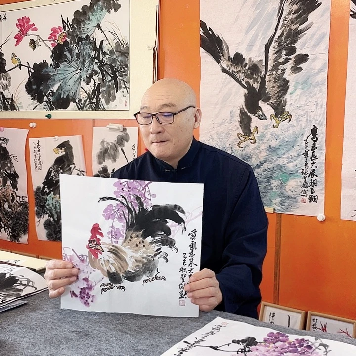 国画张圣敏先生纯手绘作品