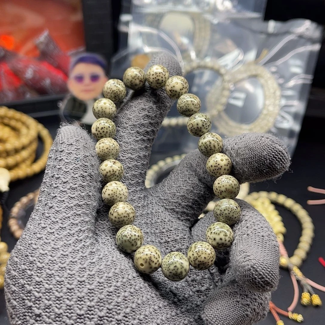 手串星月菩提圆珠细星手串